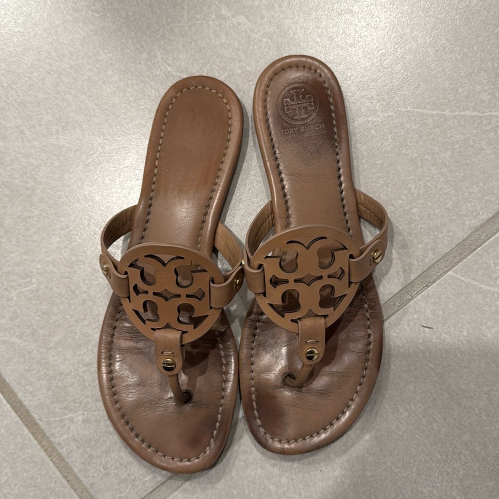 Tory Burch miller sandal - blush pink size 8